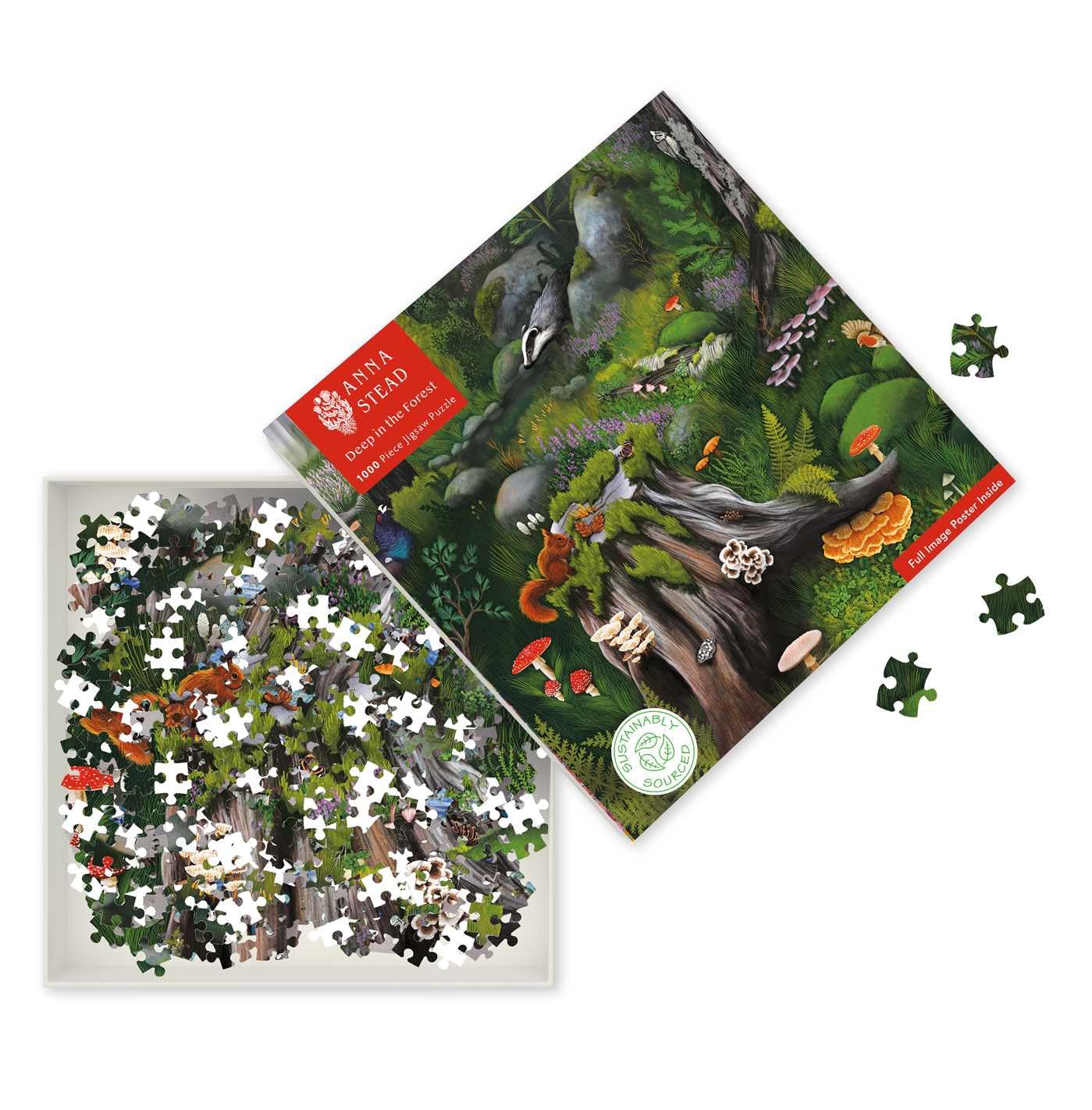 Amazon.com: Adult Sustainable Jigsaw Puzzle Anna Stead: Deep in